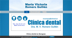 Desktop Screenshot of clinicadentalmvromero.com